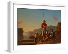 The Wood-Boat, 1850-George Caleb Bingham-Framed Giclee Print