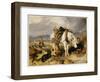 The Wood Cutter-Edwin Henry Landseer-Framed Giclee Print