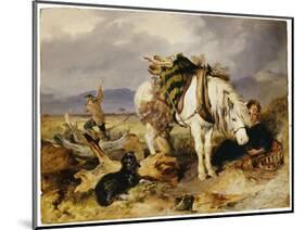 The Wood Cutter-Edwin Henry Landseer-Mounted Giclee Print