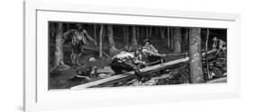 The Wood Cutters, C1880-1882-Hubert von Herkomer-Framed Premium Giclee Print