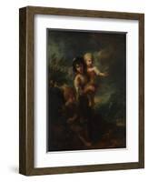 The wood gatherers, 1787-Thomas Gainsborough-Framed Giclee Print