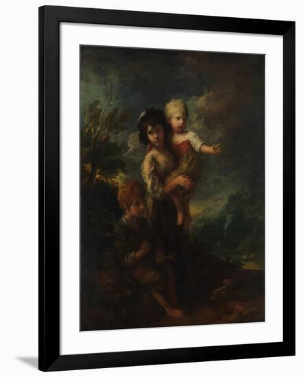 The wood gatherers, 1787-Thomas Gainsborough-Framed Giclee Print