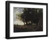 The Wood Gatherers, 1875-Jean-Baptiste-Camille Corot-Framed Giclee Print