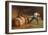 The Wood Sawyers, 1848-Jean-François Millet-Framed Giclee Print