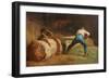 The Wood Sawyers, 1848-Jean-François Millet-Framed Giclee Print