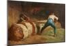 The Wood Sawyers, 1848-Jean-François Millet-Mounted Giclee Print