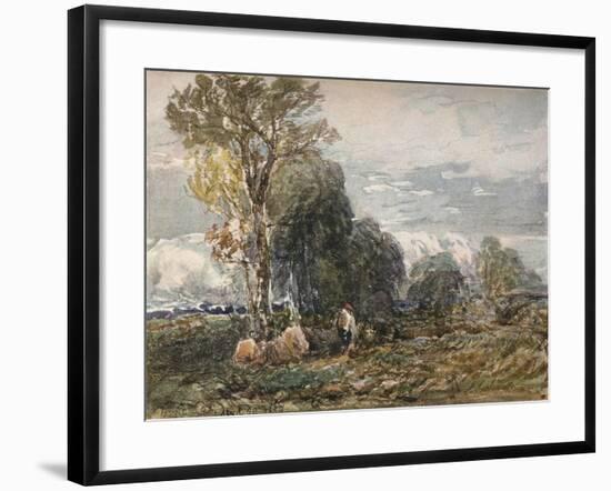 'The Woodcutter', 1858-David Cox the elder-Framed Giclee Print