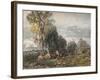 'The Woodcutter', 1858-David Cox the elder-Framed Giclee Print