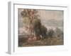 The Woodcutter, c19th century, (1911)-David Cox the elder-Framed Giclee Print