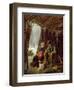 The Woodcutter's Meal, 1873 (Oil on Panel)-Pierre Edouard Frere-Framed Giclee Print