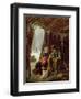 The Woodcutter's Meal, 1873 (Oil on Panel)-Pierre Edouard Frere-Framed Giclee Print