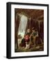 The Woodcutter's Meal, 1873 (Oil on Panel)-Pierre Edouard Frere-Framed Giclee Print