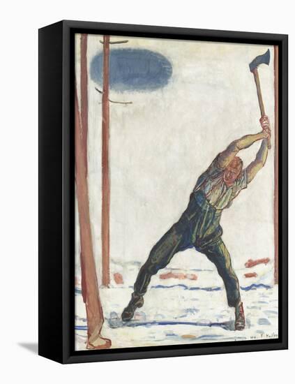 The Woodcutter-Ferdinand Hodler-Framed Stretched Canvas