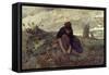 The Woodcutter-Egisto Ferroni-Framed Stretched Canvas