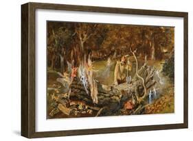 The Woodcutter-John Anster Fitzgerald-Framed Giclee Print