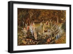 The Woodcutter-John Anster Fitzgerald-Framed Giclee Print