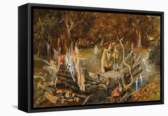 The Woodcutter-John Anster Fitzgerald-Framed Stretched Canvas