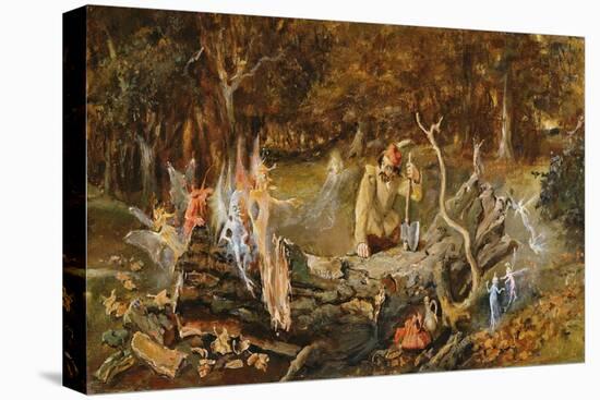 The Woodcutter-John Anster Fitzgerald-Stretched Canvas