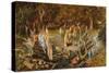 The Woodcutter-John Anster Fitzgerald-Stretched Canvas