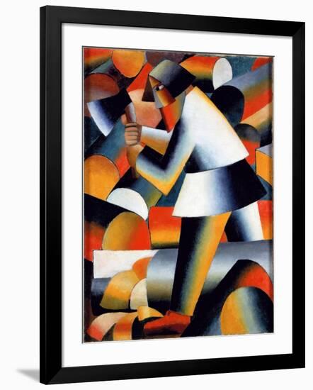 The Woodcutter-Kazimir Severinovich Malevich-Framed Giclee Print