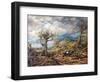 The Woodcutters, 1876 (Oil on Canvas)-John Linnell-Framed Giclee Print