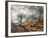 The Woodcutters, 1876 (Oil on Canvas)-John Linnell-Framed Giclee Print