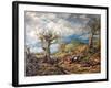 The Woodcutters, 1876 (Oil on Canvas)-John Linnell-Framed Giclee Print