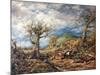 The Woodcutters, 1876 (Oil on Canvas)-John Linnell-Mounted Giclee Print