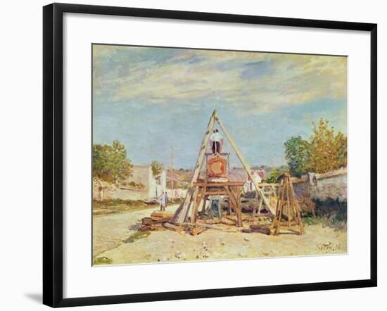 The Woodcutters, 1876-Alfred Sisley-Framed Giclee Print