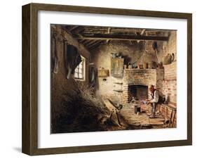 The Woodcutters Breakfast, C.1832-1834-William Henry Hunt-Framed Giclee Print