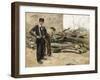 The Woodcutters-Jean Francois Raffaelli-Framed Giclee Print