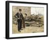 The Woodcutters-Jean Francois Raffaelli-Framed Giclee Print