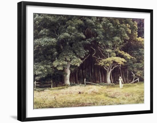 The Wooded Landscape, c.1900-Edward John Poynter-Framed Giclee Print