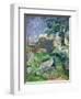 The Wooden Gate Or, the Pig Keeper, 1889-Paul Gauguin-Framed Giclee Print