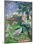 The Wooden Gate Or, the Pig Keeper, 1889-Paul Gauguin-Mounted Giclee Print