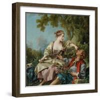 The Wooden Shoes (Les Sabot), 1768-François Boucher-Framed Giclee Print