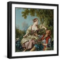 The Wooden Shoes (Les Sabot), 1768-François Boucher-Framed Giclee Print