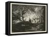 The Woodland Glade in Tannhäuser-Max Bruckner-Framed Stretched Canvas