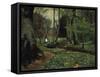 The Woodland Path-Hans Anderson Brendekilde-Framed Stretched Canvas