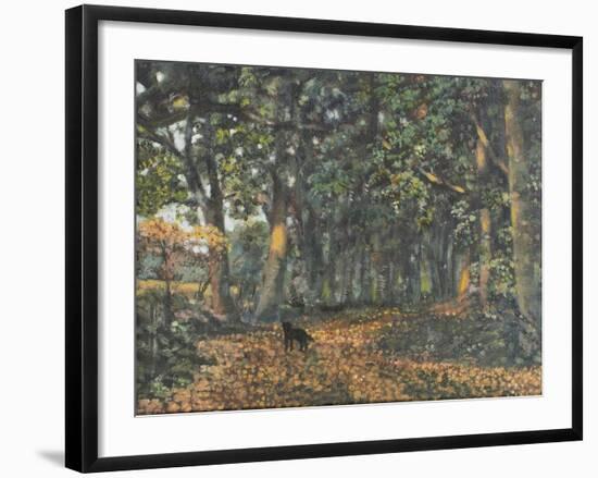 The Woodland Paths are Dry, 2003-Margaret Hartnett-Framed Giclee Print