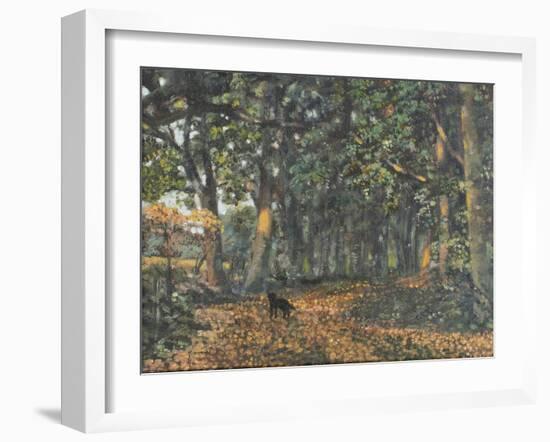 The Woodland Paths are Dry, 2003-Margaret Hartnett-Framed Giclee Print