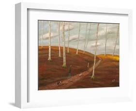 The Woodland Walk, 2014 (Oil on Panel)-Chris Ross Williamson-Framed Giclee Print
