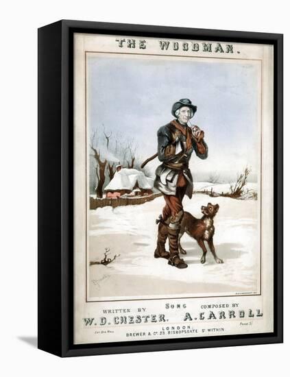 The Woodman, C Late 19th Century-M&N Hanhart-Framed Stretched Canvas