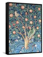 The Woodpecker Tapestry, Detail of the Woodpeckers, 1885 (Tapestry)-William Morris-Framed Stretched Canvas