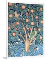 The Woodpecker Tapestry, Detail of the Woodpeckers, 1885 (Tapestry)-William Morris-Framed Premium Giclee Print