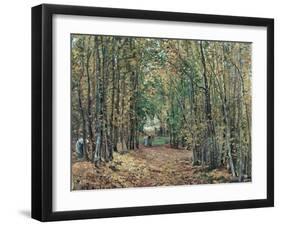 The Woods at Marly, 1871-Camille Pissarro-Framed Giclee Print