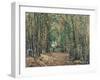 The Woods at Marly, 1871-Camille Pissarro-Framed Giclee Print