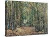 The Woods at Marly, 1871-Camille Pissarro-Stretched Canvas