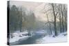 The Woods in Silver and Gold-Anders Andersen-Lundby-Stretched Canvas