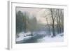 The Woods in Silver and Gold-Anders Andersen-Lundby-Framed Giclee Print